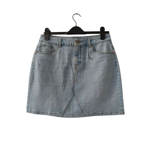 Dunnes Stores Light Blue Denim Mini Skirt - UK 12