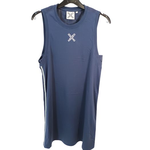 Kenzo Logo-Print Sleeveless Dress - Size XS